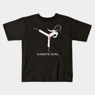 Funny Womens Orange Belt Karate Kids T-Shirt